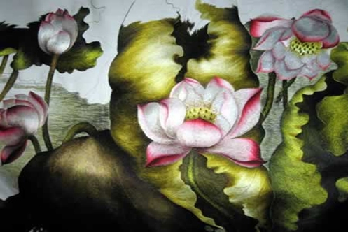 Bức tranh thêu khổng lồ mừng Thủ đô nghìn năm tuổi